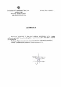 Referencje - Policja
