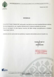 Referencje - Zespół Szkół Społecznych